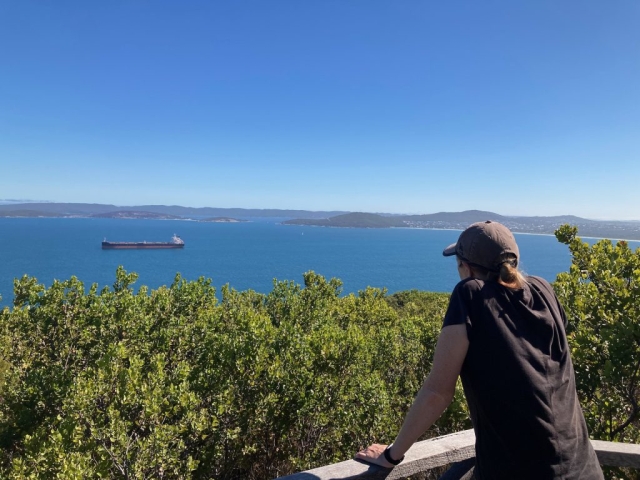 CC checks out a large boat