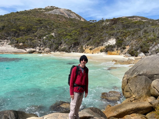 PB at the far end of Little Beach