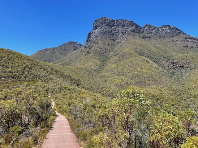 The trail towards Bluff Knoll