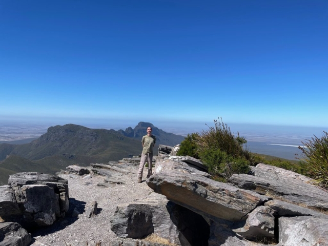 PB at the top of Bluff Knoll