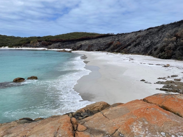 At the other end of Efelo Beach