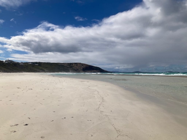 The far end of West Beach