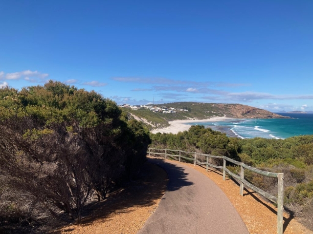 Coastal walking path near West Beach