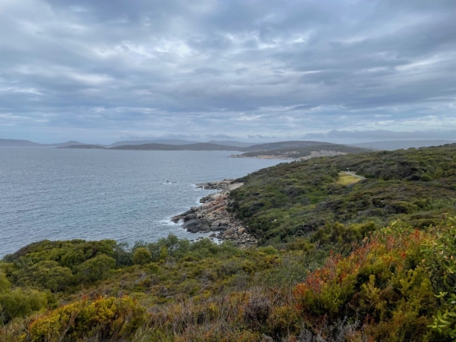 View from the trail from Middleton Beach to Albany Port