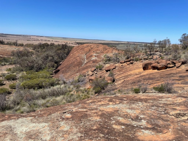 View out from near the top of The Humps