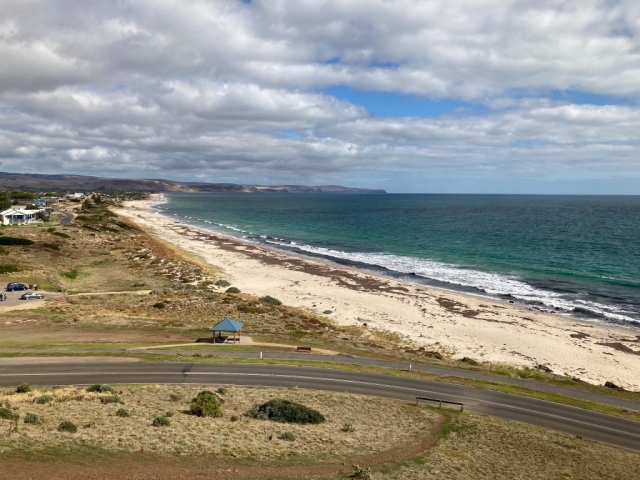 View of Carrickalinga Beach from Haycock Point Lookout