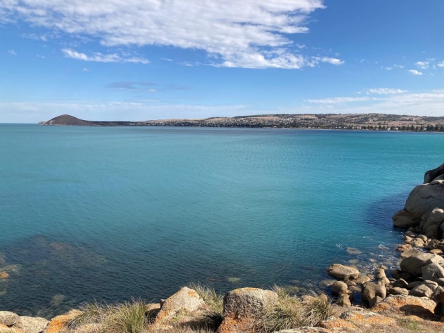 View of The Bluff from Granite Island