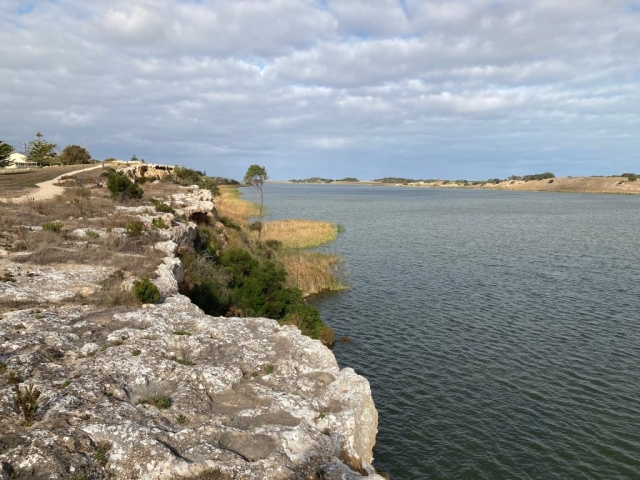 Small cliffs on the Lower Murray River