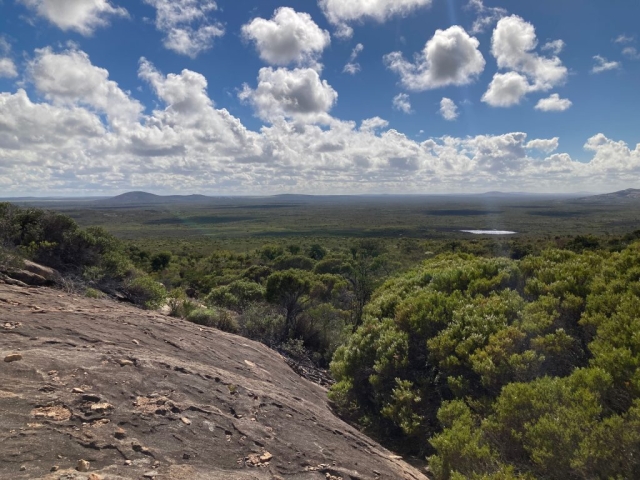 View from halfway up Frenchman Peak