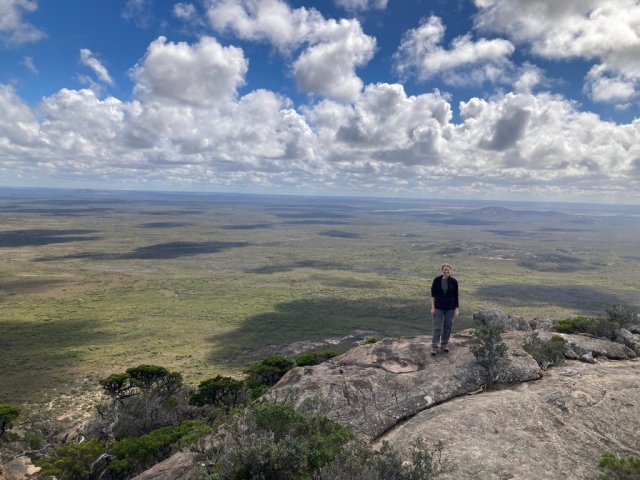 CC at the summit of Frenchman Peak