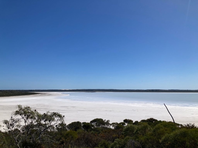 Pink Lake (yes, it's not pink)