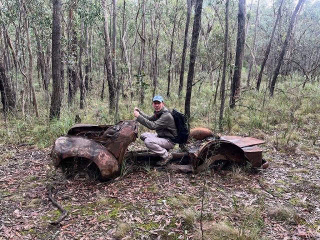 PB with his new vehicle