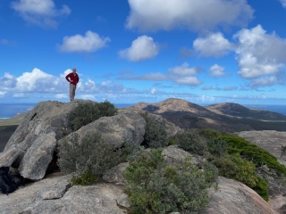PB at the summit of Frenchman Peak