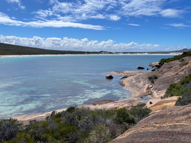 View across Lucky Bay