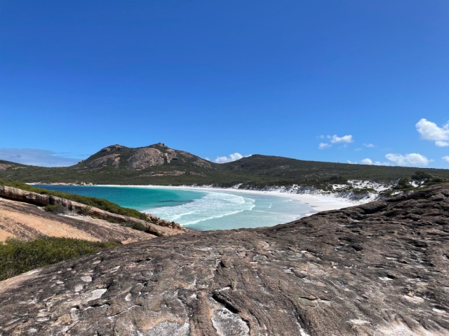 Looking down on Thistle Cove