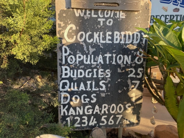 Not many people live in Cocklebiddy