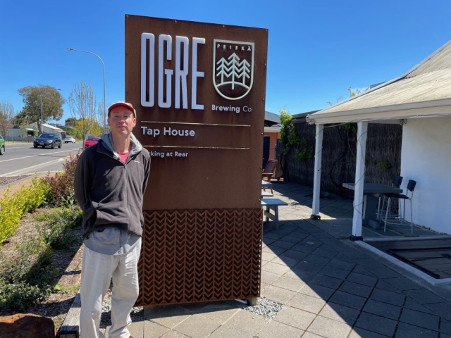 PB at the first stop - the Ogre Brewing Co