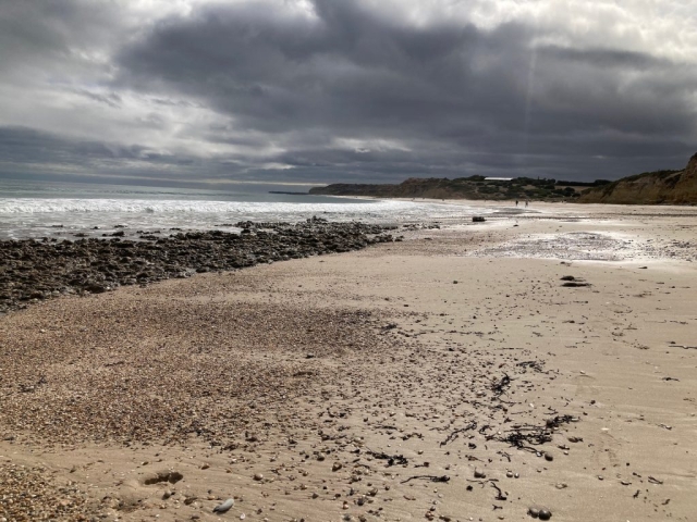 Clouds looming over Port Willunga Beach