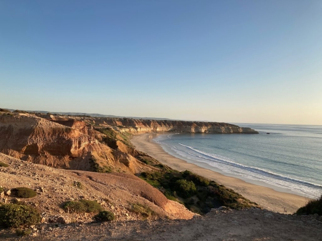 The south end of Maslin Beach