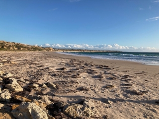 View from the far north of Port Willunga Beach