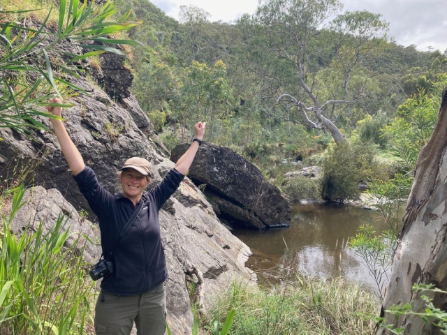 CC celebrates a successful rock scramble