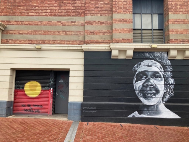 Mural in Adelaide East End