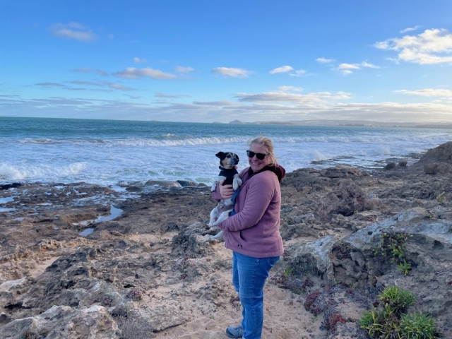 JH on Knights Beach near Port Elliot