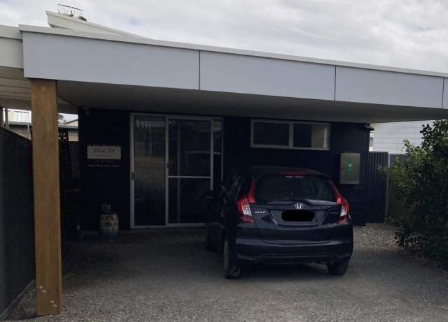 Parked outside our unit in Goolwa Beach