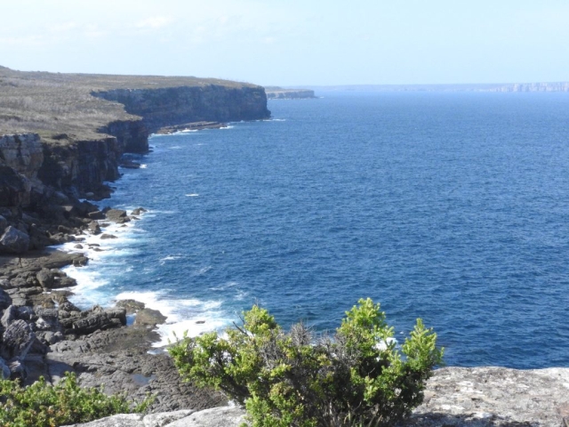 View of the coast from Cape St George Lighthouse ruins