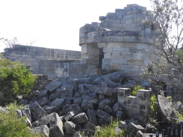 The ruin of Cape St George Lighthouse