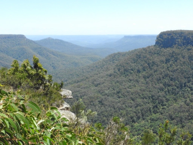 View at the end of the Eastern Rim walking track