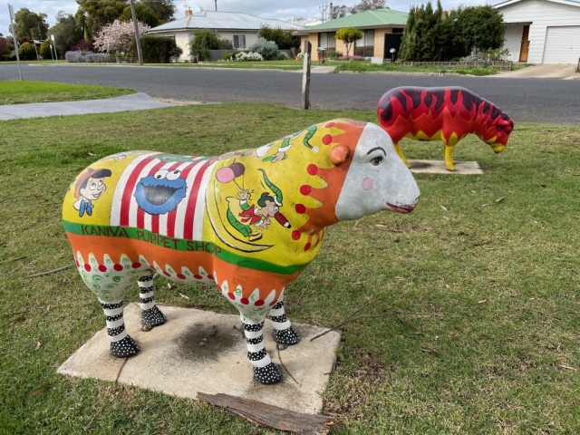 Kaniva puppet shop sheep