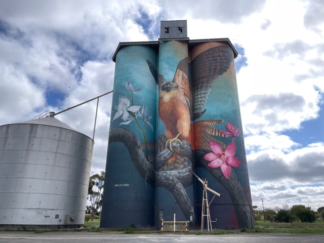 Silo art in Kaniva