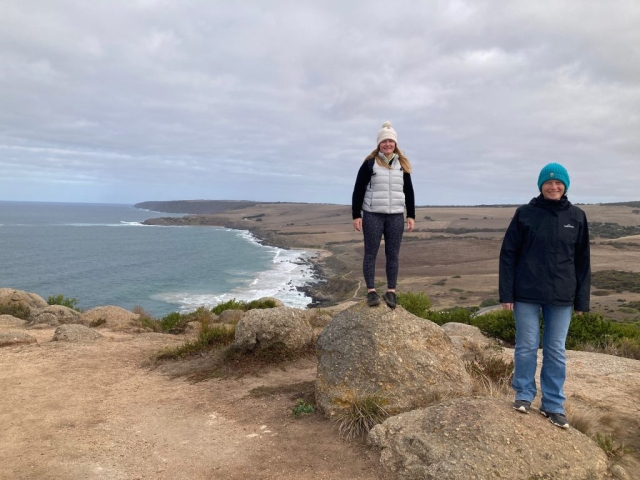 CC and LB on The Bluff