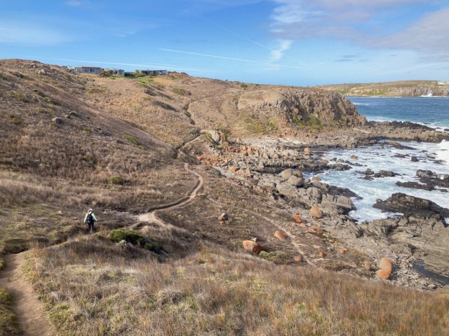 LB on the way back from Waitpinga Cliffs