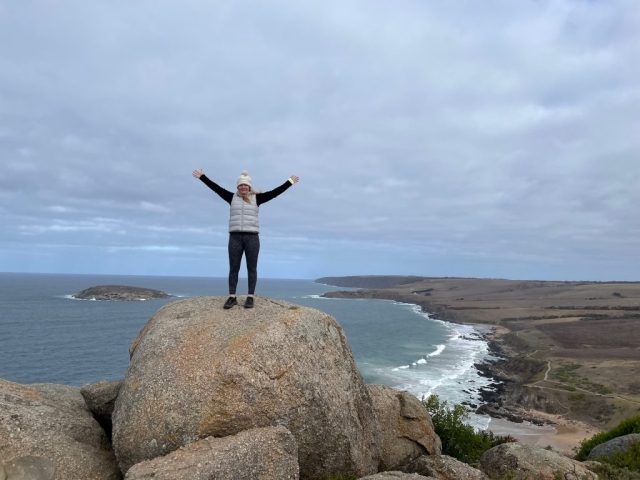 LB on top of The Bluff