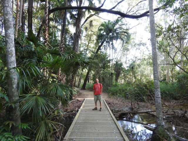 PB on a Howard Springs boardwalk