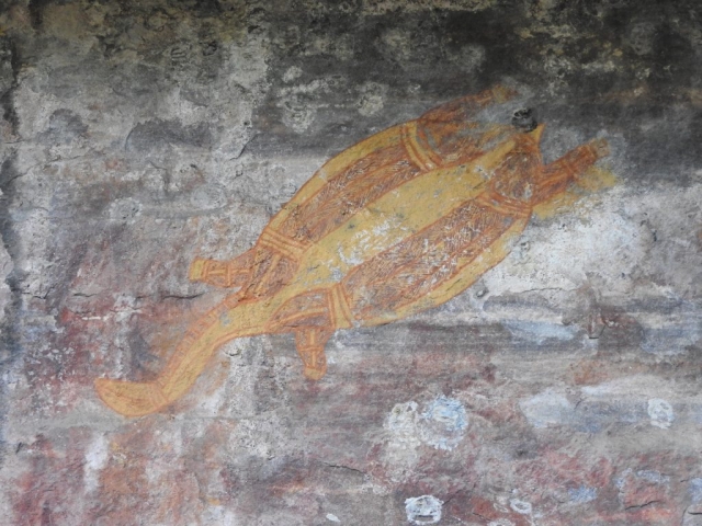 Rock art at Ubirr