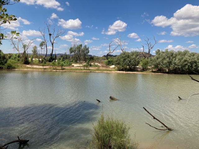 View over the river to Arnhem Land