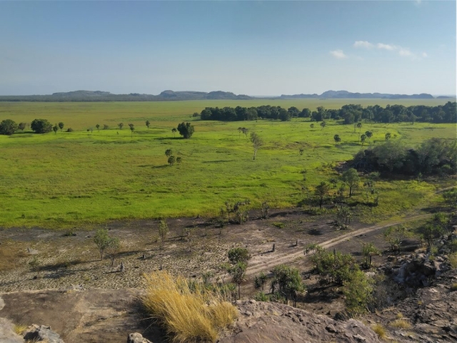 View over the floodplain from Nadab Lookout