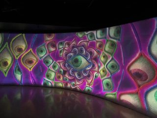 The sound and light show in the d'Arenberg Cube