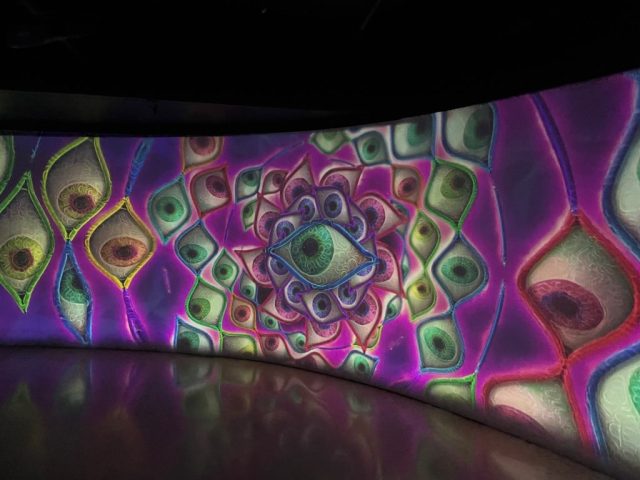 The sound and light show in the d'Arenberg Cube