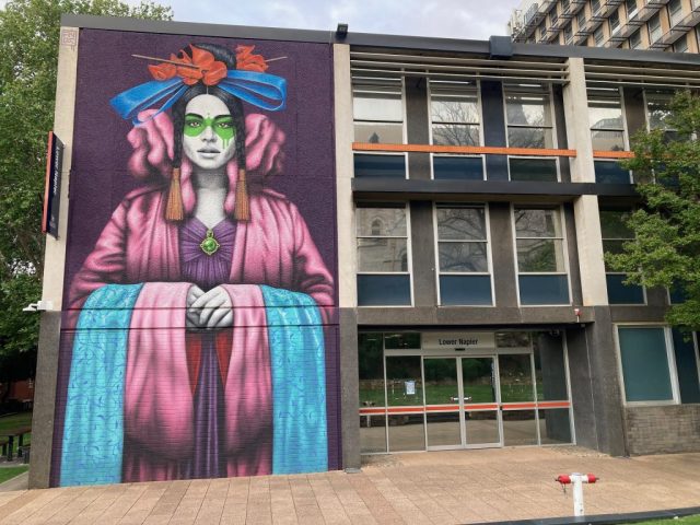 Mural in the University of Adelaide