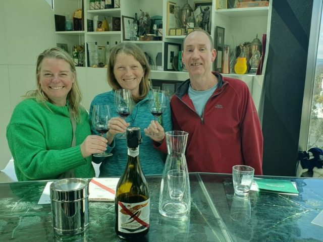 Wine tasting at the d'Arenberg Cube