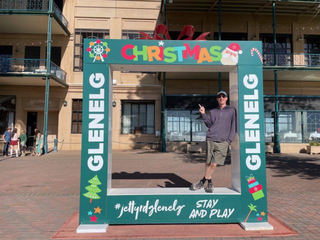 PB in Glenelg on Christmas Eve