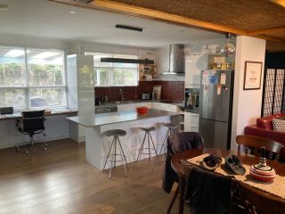 Inside the airbnb - just before we checked out