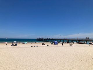 Glenelg in the school holidays