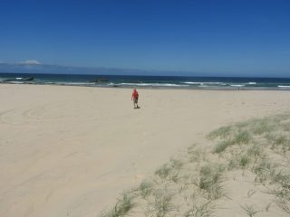 PB arrives at Kylies Beach PB arrives at Kylies Beach