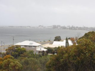 Rain over Port Vincent