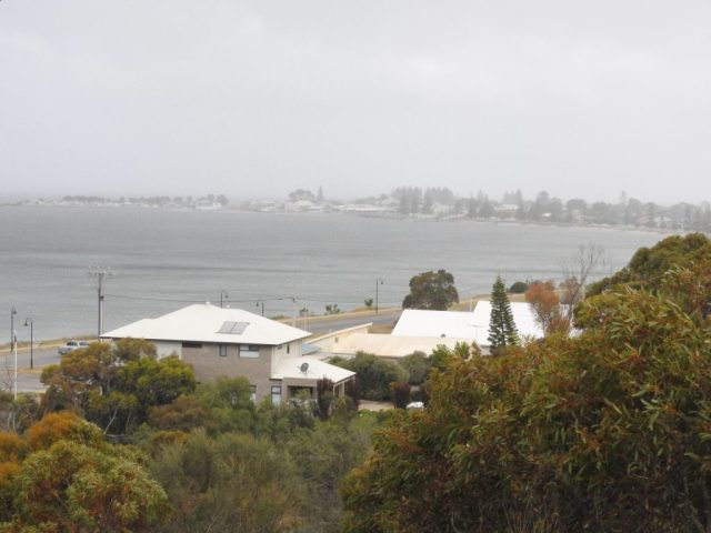 Rain over Port Vincent